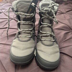 Sorel Gray Waterproof Winter Boots